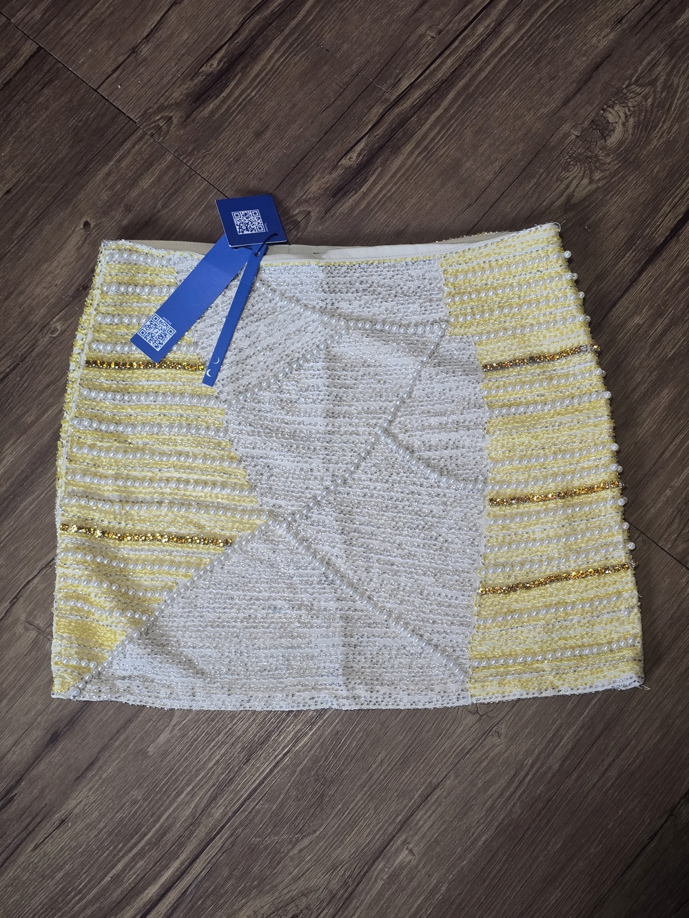 NWT Fully Beaded Mini Skirt - Night Out, Bridal Shower, Bachelorette, NYE Outfit